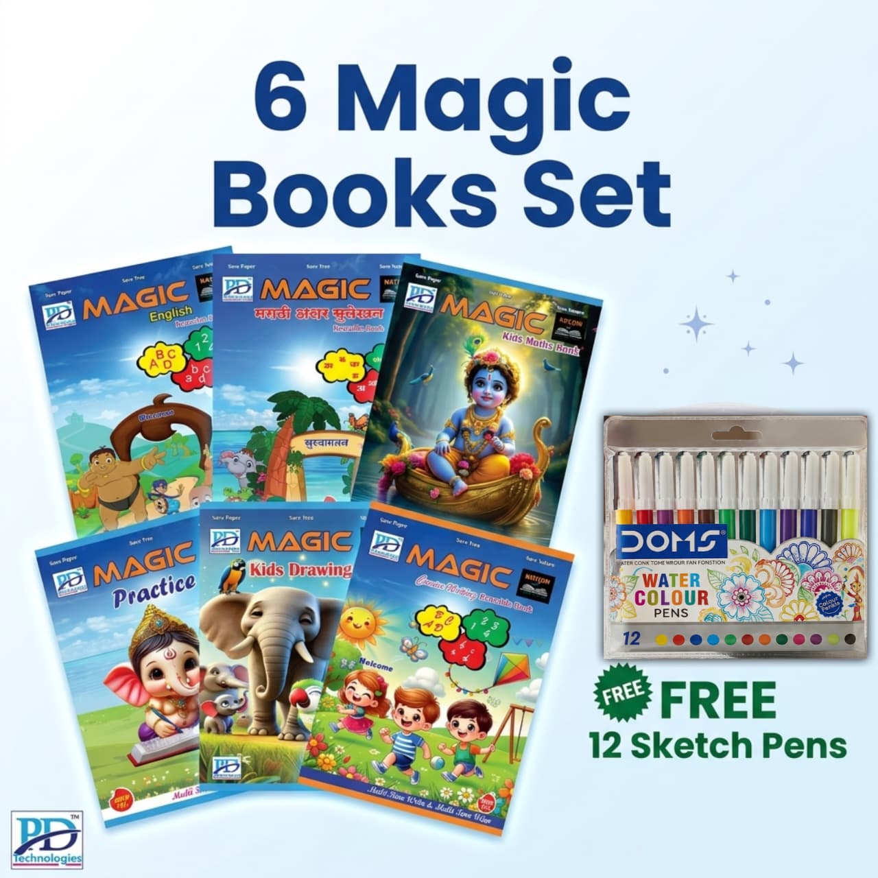 6 Magic Book Set